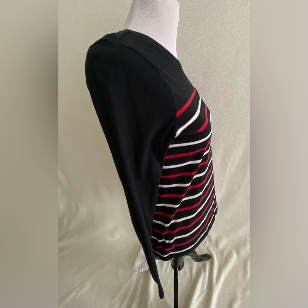 Lauren Active Ralph Lauren Top  Women’s Medium Cotton Stipend Pullover W/Logo - Picture 5 of 11